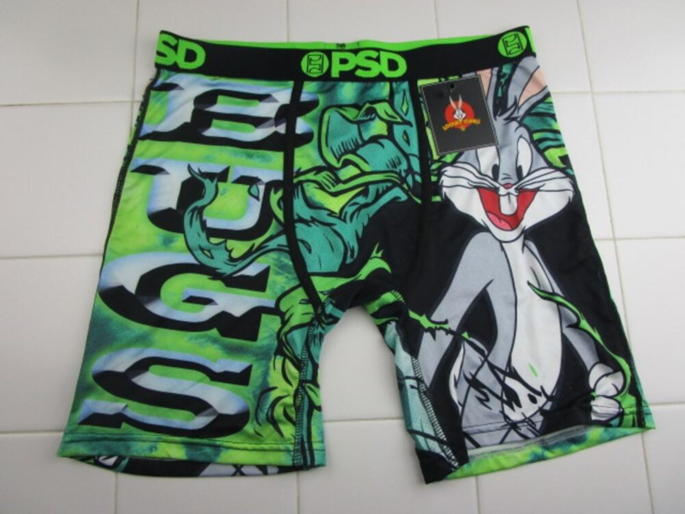 PSD Looney Tunes Looney Bugs Men's Size Large Underwear Boxer Briefs
